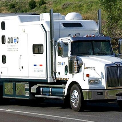 Big animal rescue truck